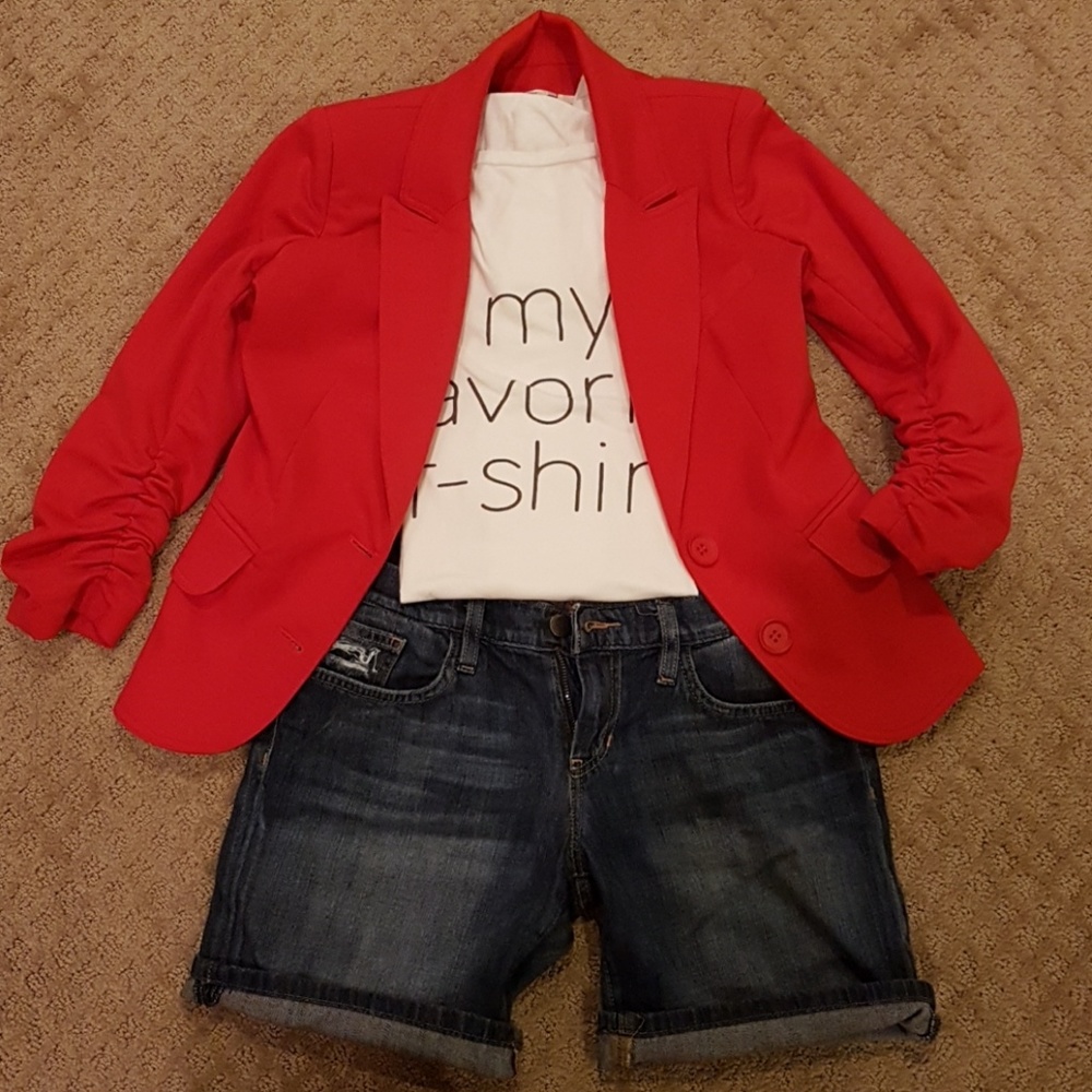Red Blazer size XS